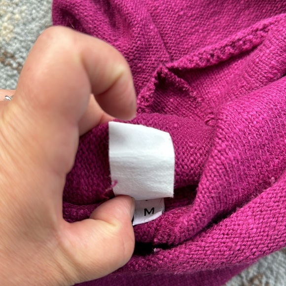 Willow Button Down Cardigan Fuschia Pink Medium - Picture 6 of 6